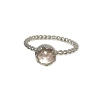 Silverring Morganit