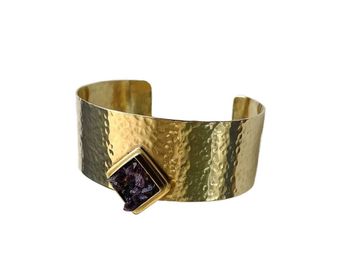 Brett cuff armband i mässing