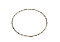 Stelt kularmband silver