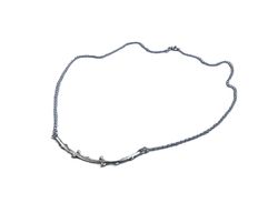 Silverhalsband gren