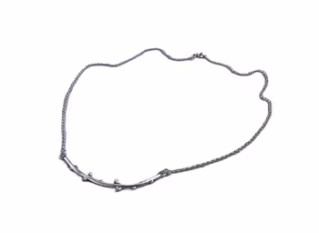 Silverhalsband gren