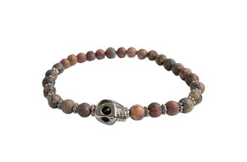 Döskalle armband Jaspis herr