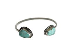 Öppet Turkos armband 925 silver