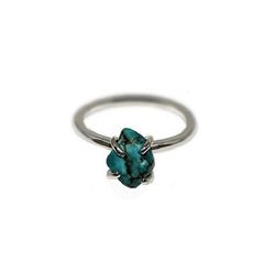 Ring med turkos nugget silver