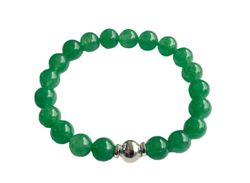 Grönt Jade armband herr