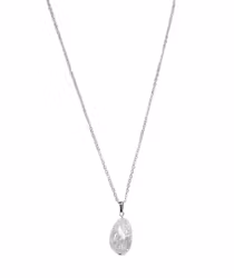 Halsband med vit Bergskristall