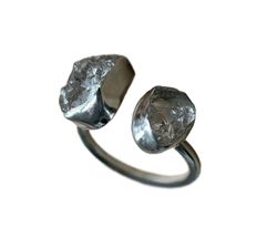 Grön rå Ametist Prasiolit ring