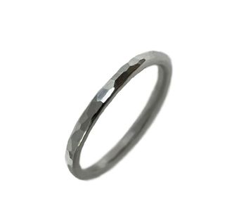 Hamrad silverring