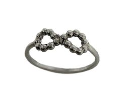 Silverring med Evighetssymbol