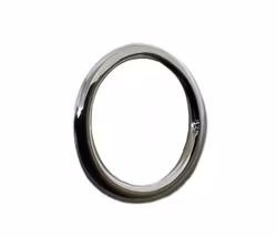 Tjock slät silverring