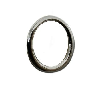 Tjock slät silverring