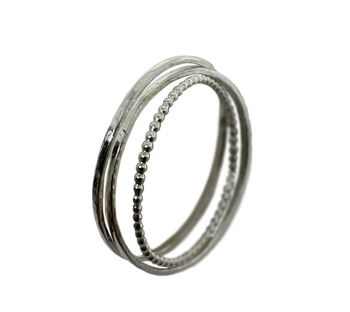Smala silverringar