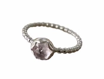Silverring Morganit