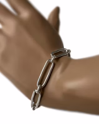 Silverarmband handgjord kedja