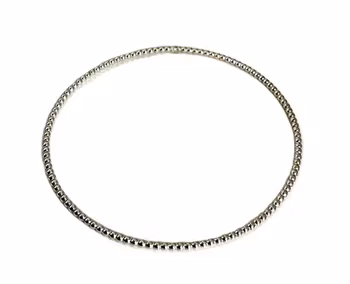 Stelt kularmband silver