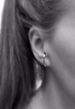 Silverörhängen suspender