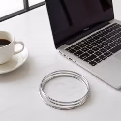 Flerpack bangle armband silver