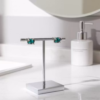 Turkos nugget örhängen silver