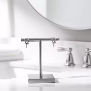 Ankh örhängen silver