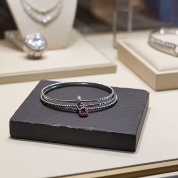 Armringar med berlock 925 silver