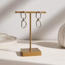 Kedjeörhängen silver