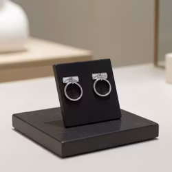 Stiftörhängen silver