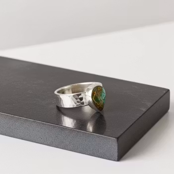 Orvil Jack grön Turkosring silver