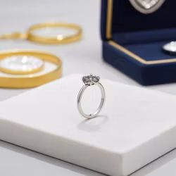 Rå Pyrit ring silver