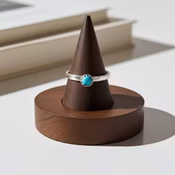 Nätt Turkos ring silver