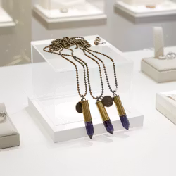 Halsband Crystal bullet Mystic quartz