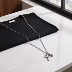 Oxiderat korshalsband herr