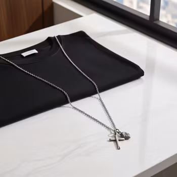 Oxiderat korshalsband herr