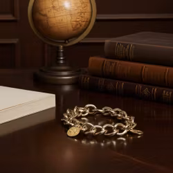 Kedjearmband pansarlänk herr