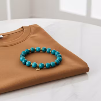 Turkos armband för herr