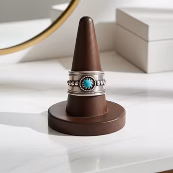 Bred Turkos ring silver