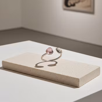 Silverring med Turmalin stenar