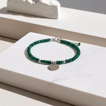 Aventurin armband silver