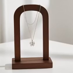 Fjäril halsband silver