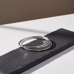 Flerpack bangle armband silver