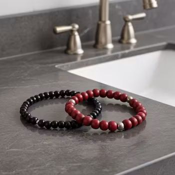 Träarmband set herr