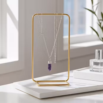 Figaro halsband med ametist sten