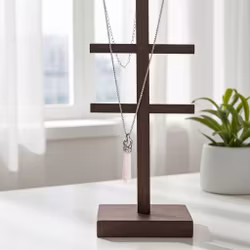 Halsband med rosa hänge Rosenkvarts