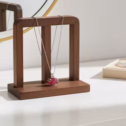 Safir halsband silver