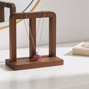 Safir halsband silver