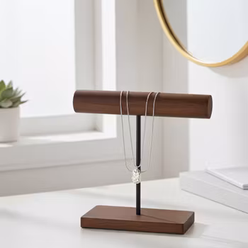 Rustikt silverhalsband