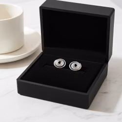 Spiral örhängen i silver