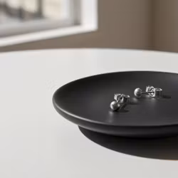 Silverörhängen nitar herr