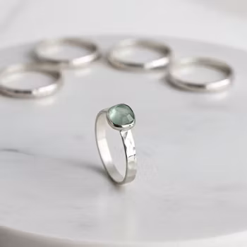 Turkosa Turmalin ring silver