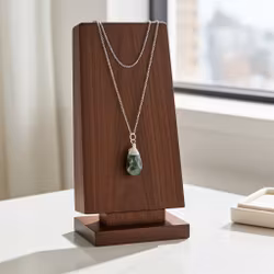 Fuchsit halsband med rubin silver