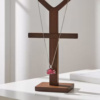 Safir halsband silver